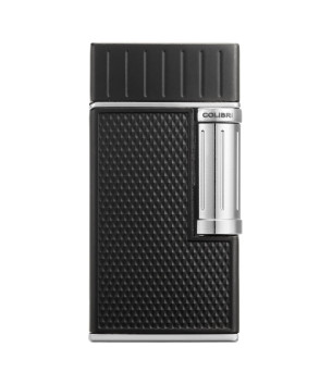 COLIBRI JULIUS LIGHTER-BLACK CHROME 