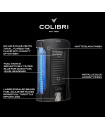 COLIBRI DAYTONA LIGHTER SINGLE JET-BLACK+BLACK 