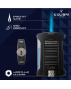 COLIBRI DAYTONA LIGHTER SINGLE JET-BLACK+BLACK 