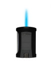 COLIBRI DAYTONA LIGHTER SINGLE JET-BLACK+CHARCOAL