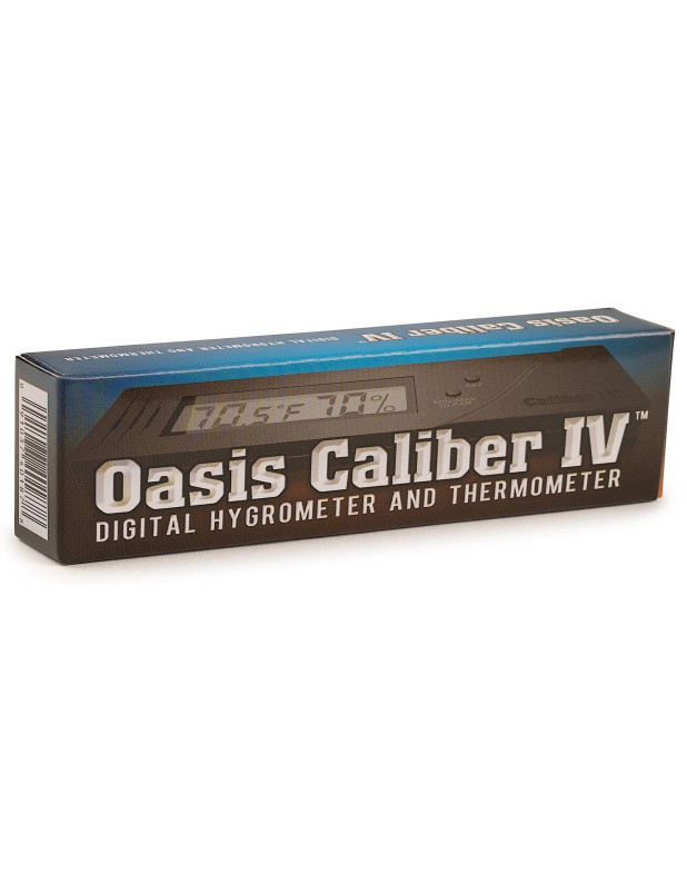 Cigar Oasis Caliber IV Slim Digital Hygrometer