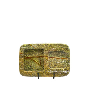 Rain Forest Marble Ashtray 