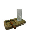 Rain Forest Marble Ashtray 