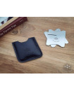 Black leather Cigar Stand