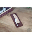 LE PETIT cigar cutter Tan leather sheath
