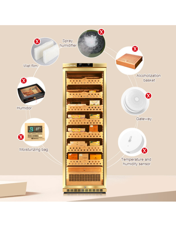 MON3800A RACHING CIGAR HUMIDOR CABINET