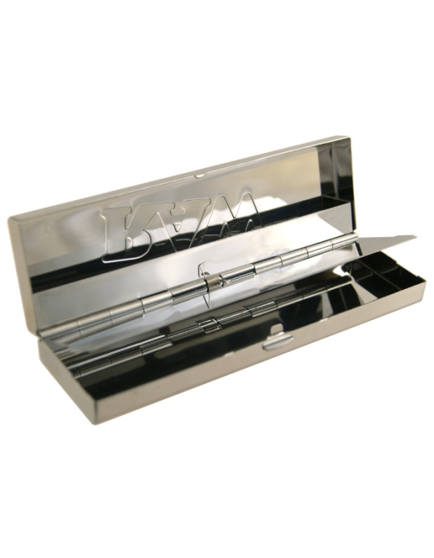 Raw steel paper tin for king size slim + Tips