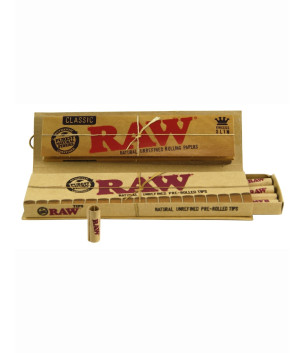 Raw Connoisseur king size slim papers with prerolled tips