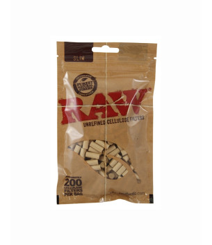 Raw filter made from cellulose slim 