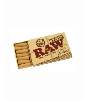 Raw pre rolled Cone tips perfecto - 21 Tips