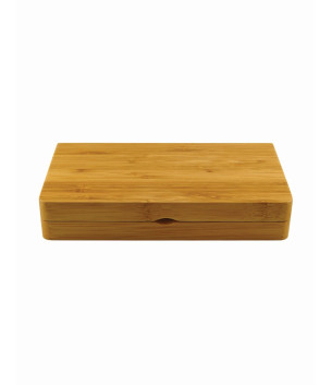 Raw Bamboo Rolling Tray - Flip - with Magnet