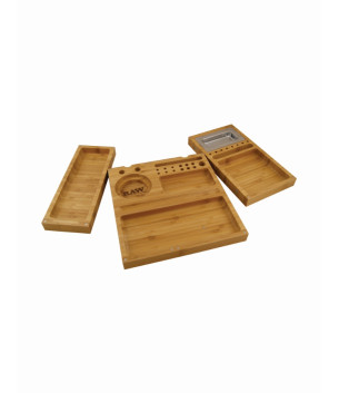 Raw Triple Flip Bamboo rolling Tray