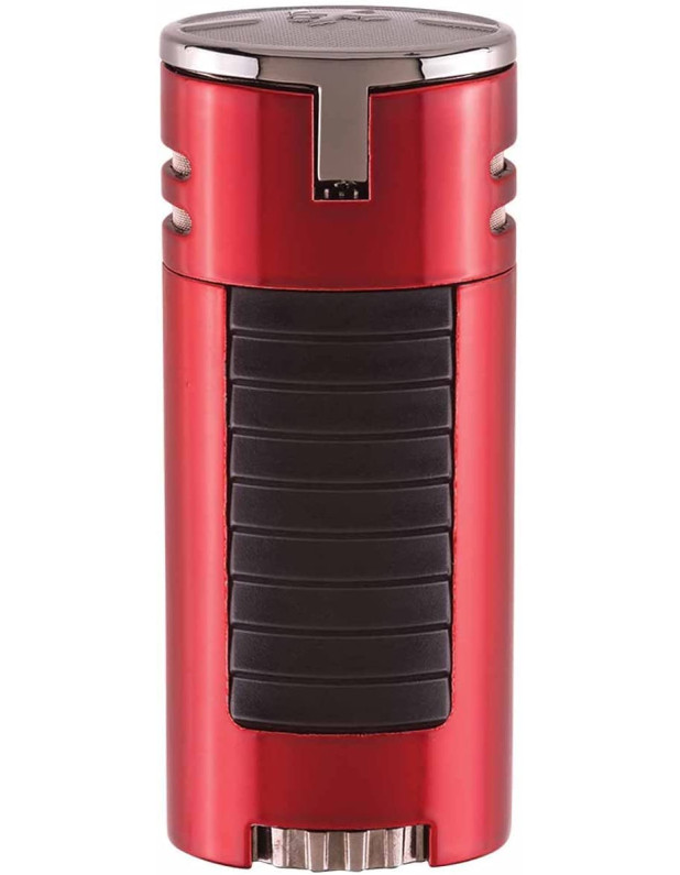 Diamond quad-jet flame wind resistant XIKAR Lighter RED 