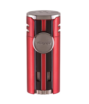 Diamond quad-jet flame wind resistant XIKAR Lighter RED 