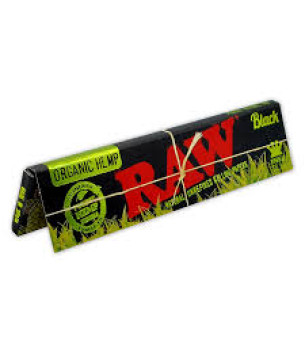 Raw Black Organic king Size slim