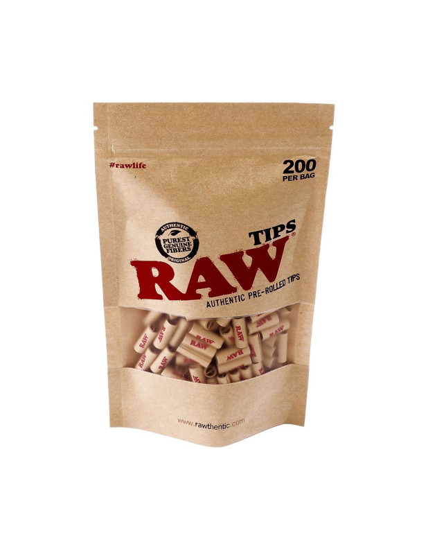 Bag Pre Rolled Tips 200 Per Pack 