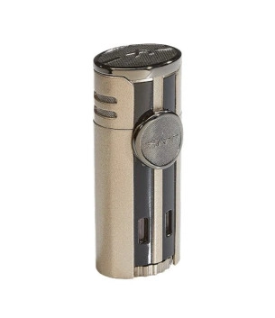 Diamond quad-jet flame wind resistant XIKAR Lighter SandStone Tan 