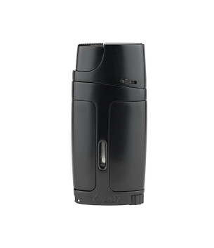 Elx double-jet flame wind resistant Lighter Black 