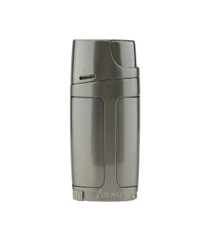 Elx double-jet flame wind resistant Lighter Gunmetal  