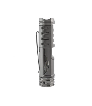 Tactical single oversized single-jet flame Lighter Gunmetal