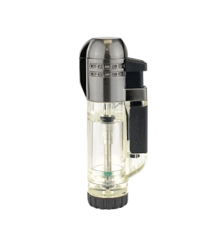 Tech Wind Resistant double-jet flame Lighter Clear 