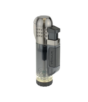 Tech triangle triple-jet flame Lighter Black 
